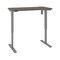 Bestar Bestar Upstand 24” x 48” Standing Desk in bark grey 175859-000047 - alternate 1